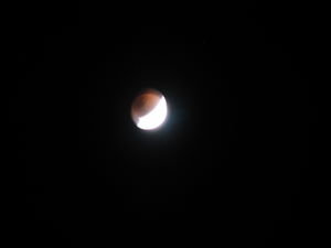 Lunar Eclipse zoomed in