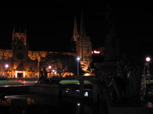 Cathedral and Fountain