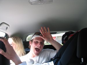 Party in the backseat!