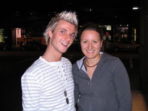 Dafne with Zac from Big Brother!
