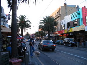 Main street in St. Kilda