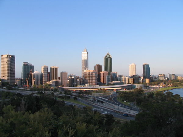 View of Perth downtown