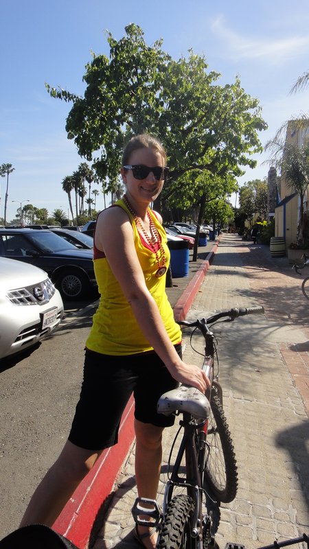 Biking in Marina Del Rey