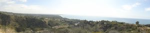 The view from the Santa Monica mountains