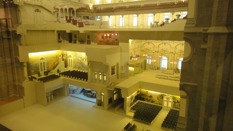 Interior of the famous Mormon Temple
