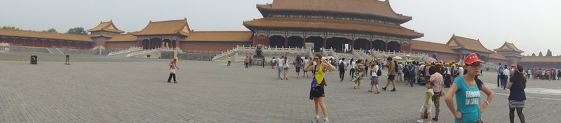 Panorama at the Forbidden City