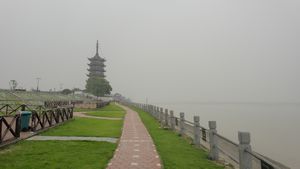 Pagoda on the path
