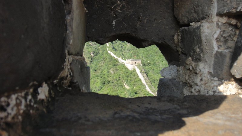 View of the Wall through the Wall