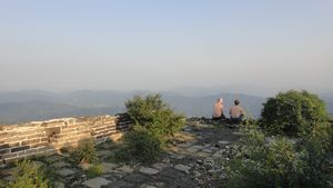 Shirtless time on the Great Wall