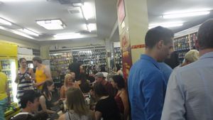 Party at the liquor store