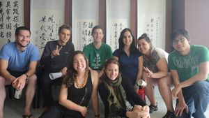 The international interns at CAUPD