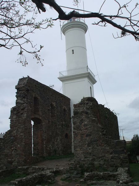 The lighthouse and the ruins of an old convent