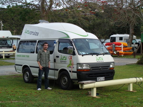Neil with the van