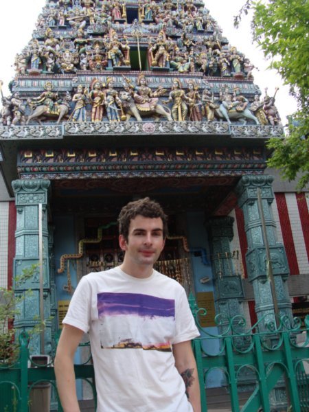 Neil at a temple!