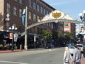 Entrance to the Gaslamp Qtr