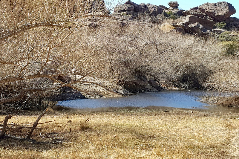 Lagoon at Heuco Tanks outside El Paso