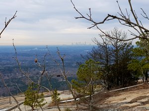 View from top of Stone Mountain 