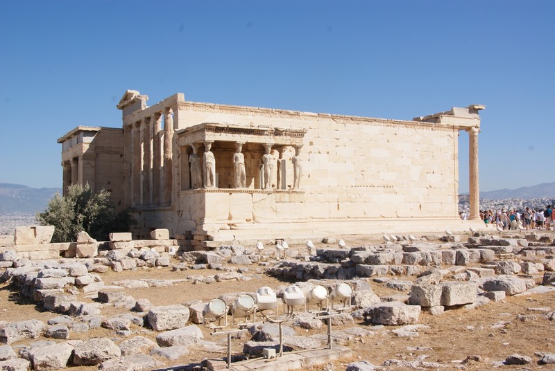 The temple built for Poseidon and Athena