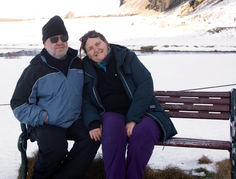Walter and Yvonne in Iceland