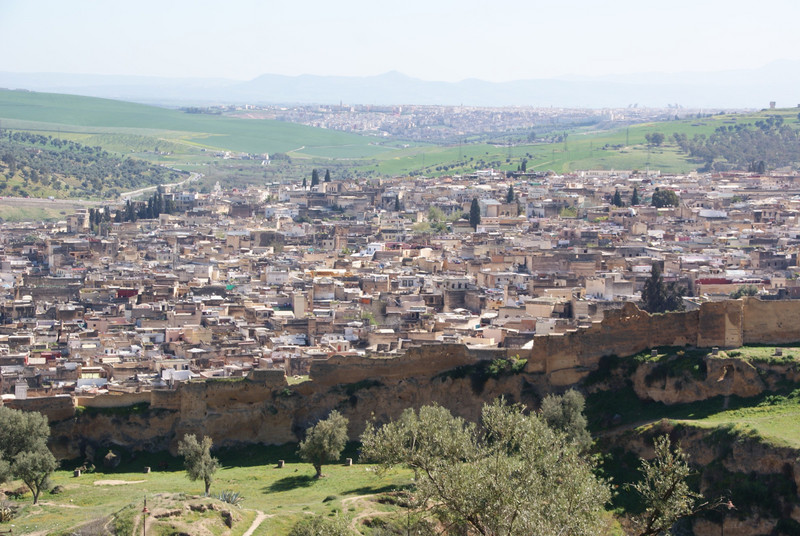 View of Fes from a high point