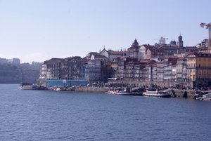 First views of Porto across the Duoro River