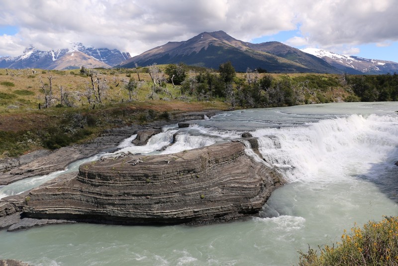 Falls near Torres del Paine 