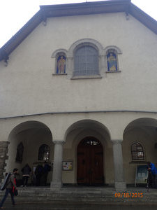 Outside of Zermatt Catholic Church
