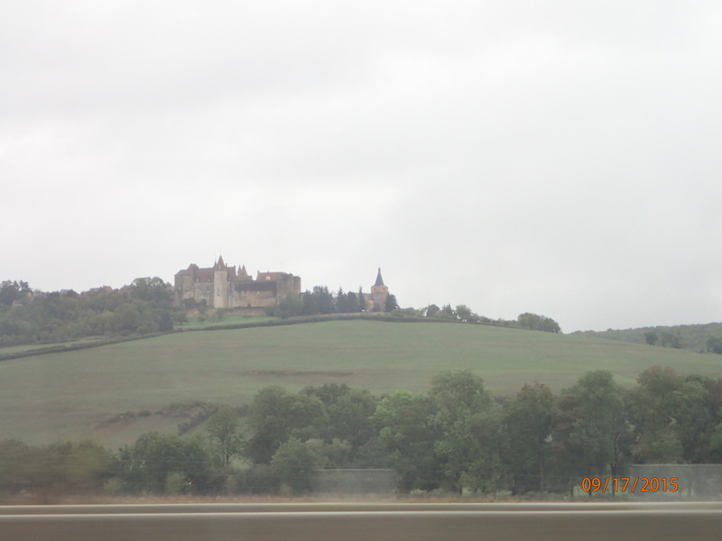 Castle Atop a Hill in France
