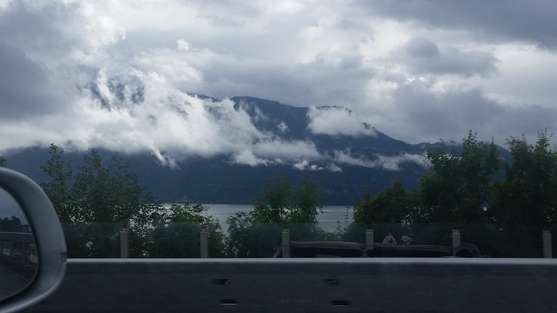 View of Lac Leman Entering Switzerland