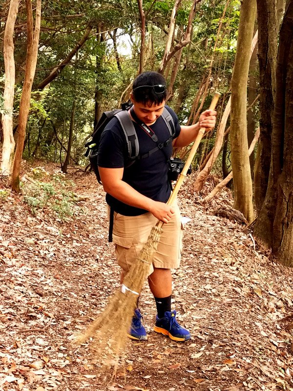 Found a broom on the trail 