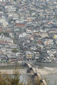 View of Kintai Bridge from Iwakuni Castle