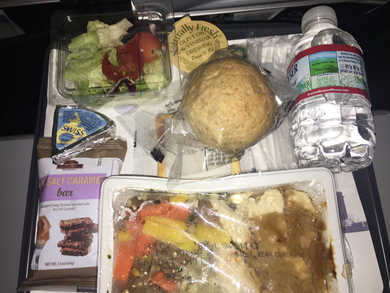 Food Tray on the plane