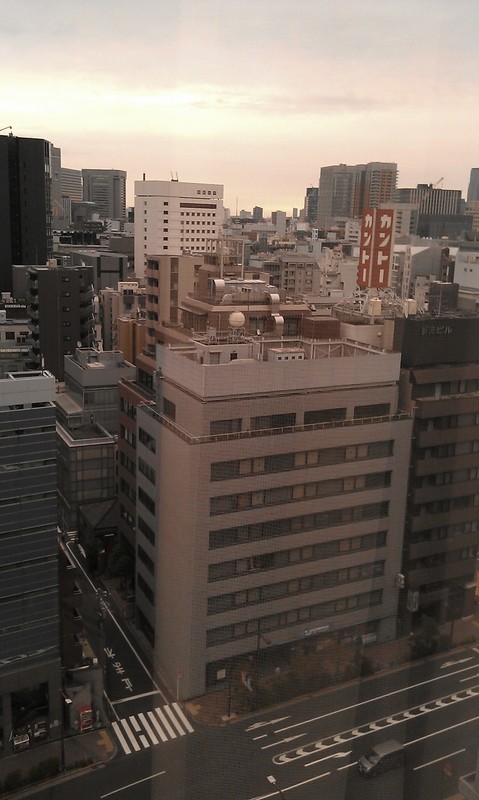 View@6am of Tokyo from hotel