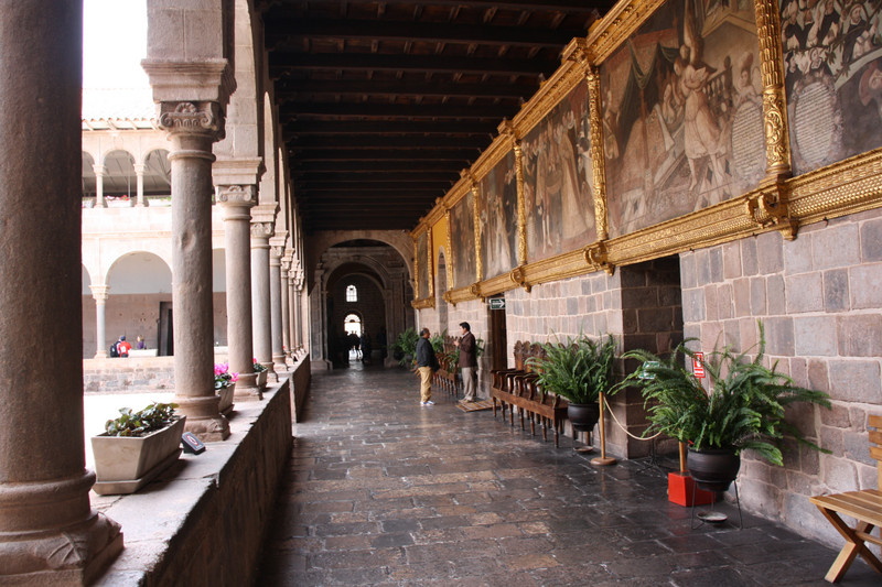 Der Innenhof der Abtei