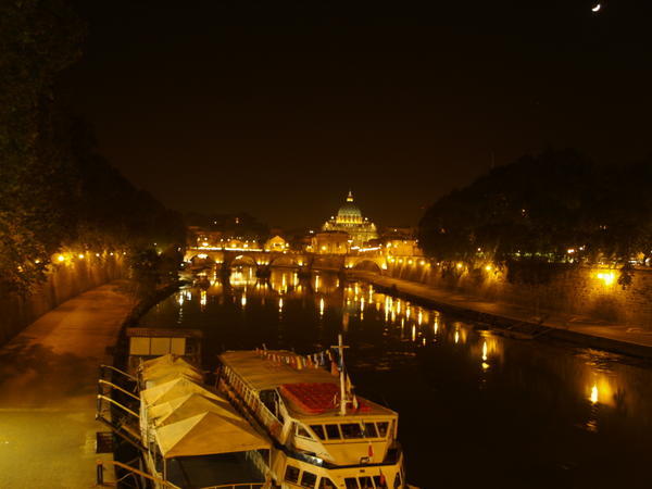St Peters  Basilica at night