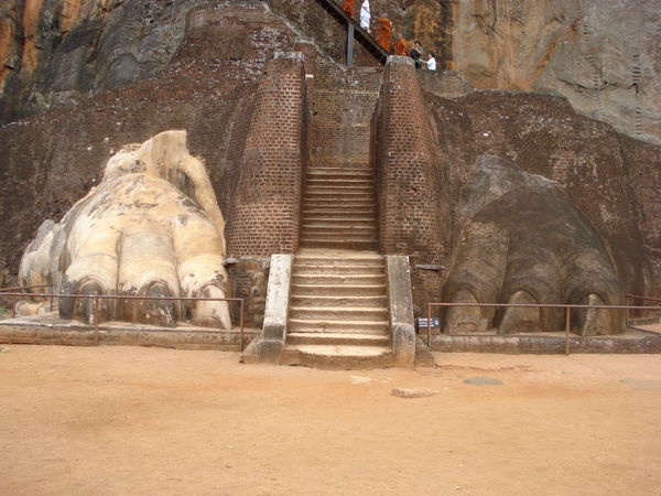 Lions pawsat Sigiriya rock
