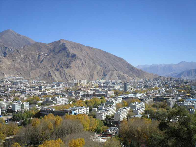 Lhasa from on high