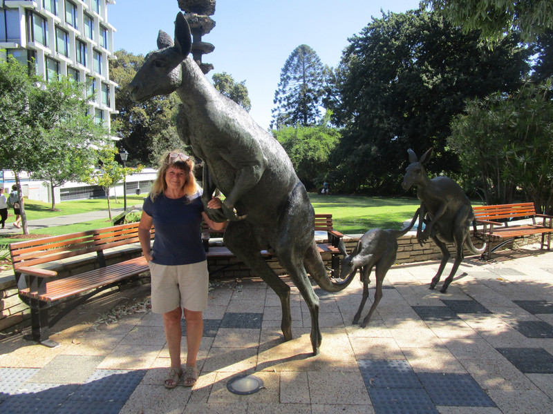 Me and a roo in Perth