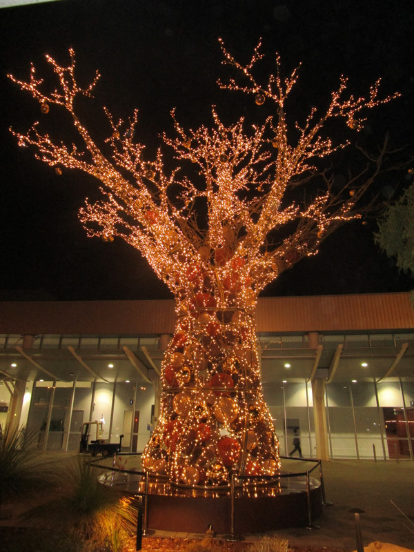 Airport Christmas tree