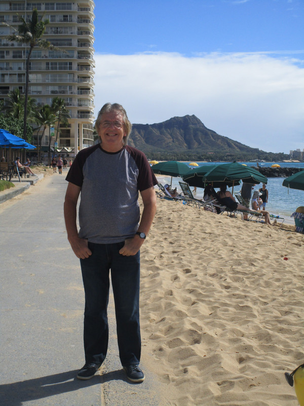 Steve on Waikiki beach