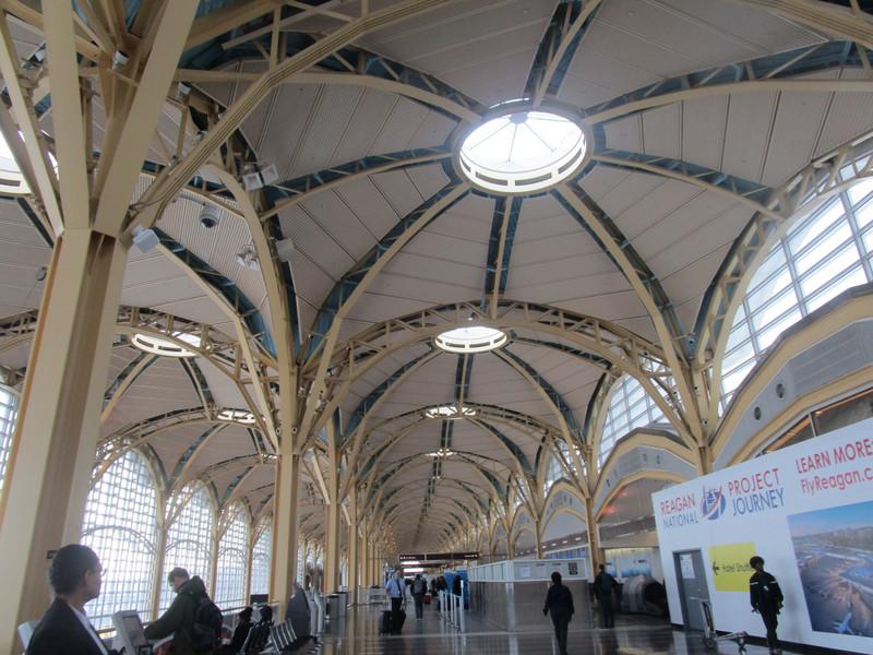 Reagan airport vaulted ceilings