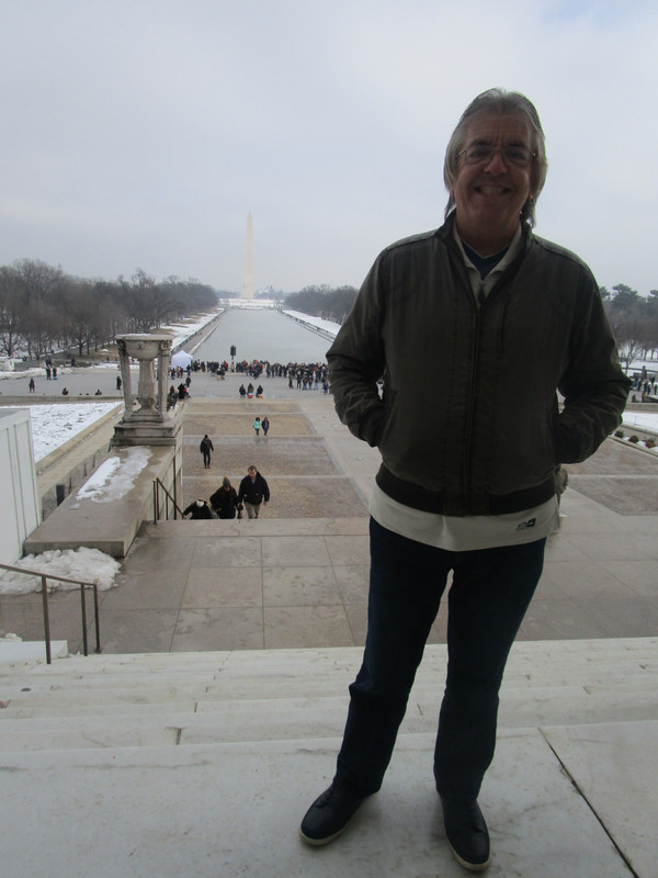 Steve at Lincoln Memorial