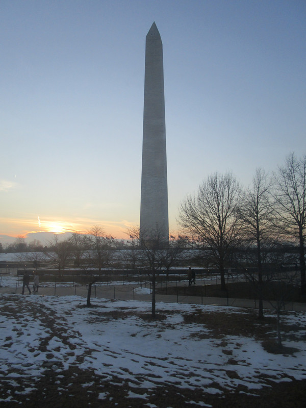 Sunset at Washington Memorial