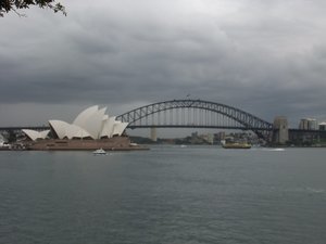 Sydney bridge and opera house