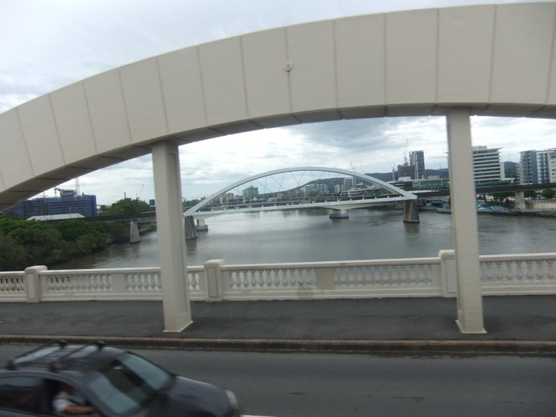 Two Brisbane bridges