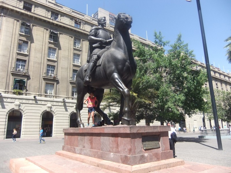 Santiago traditional statue