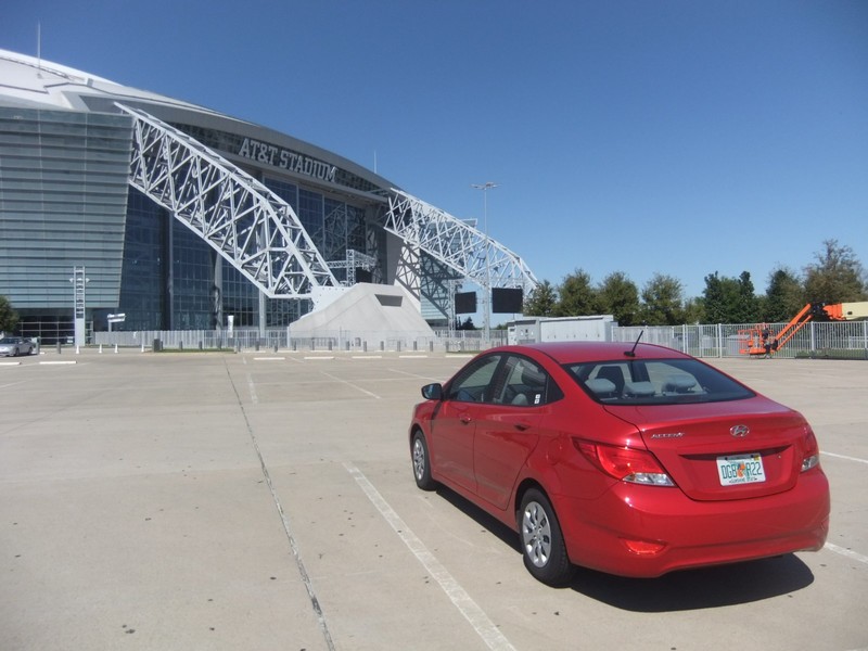 The red car - not quite a Corvette!