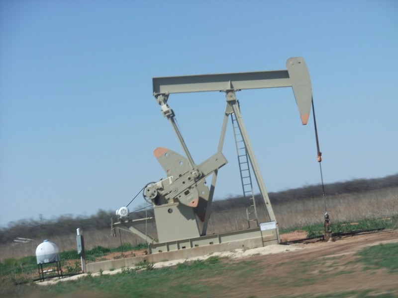 Texas oil drill