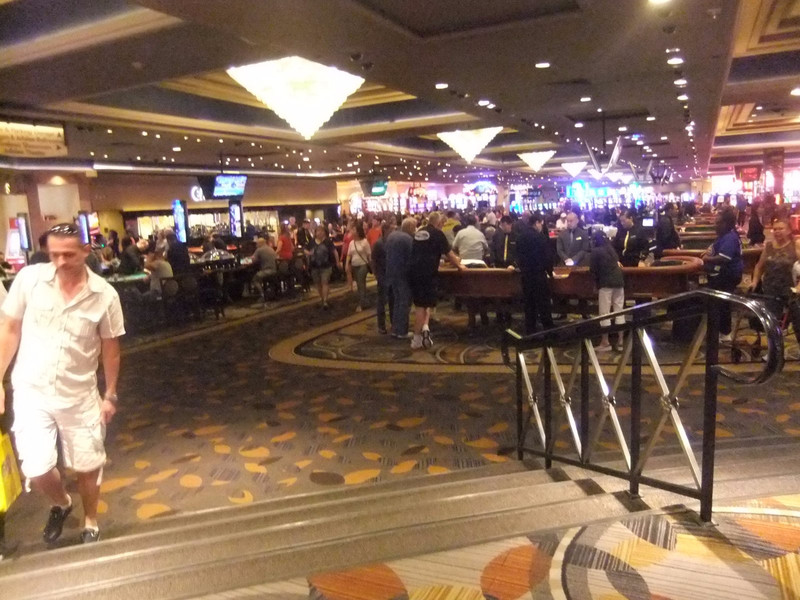 Casino tables and slots