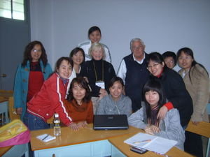 HERE I AM WITH STUDENTS